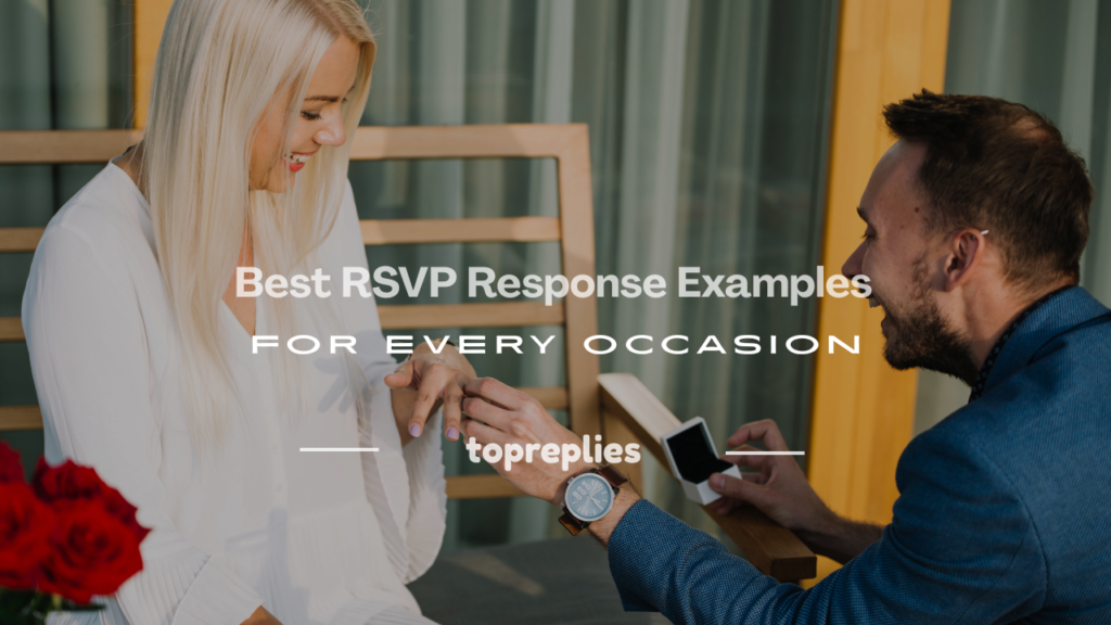 how do you respond to an rsvp
