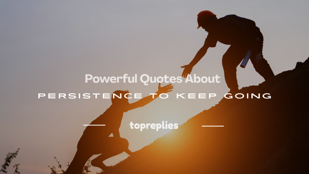 quotes about persistence