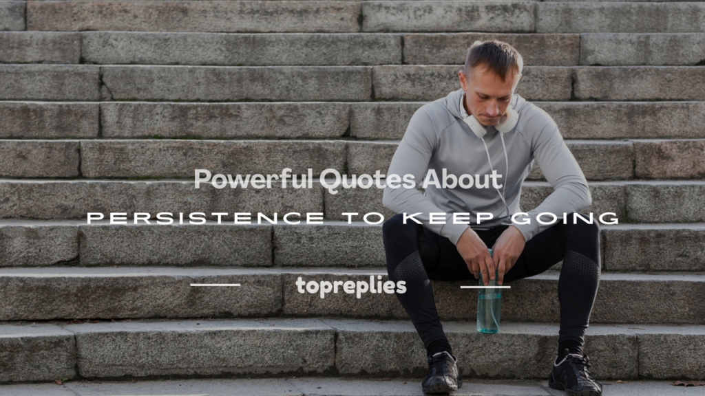 quotes about persistence