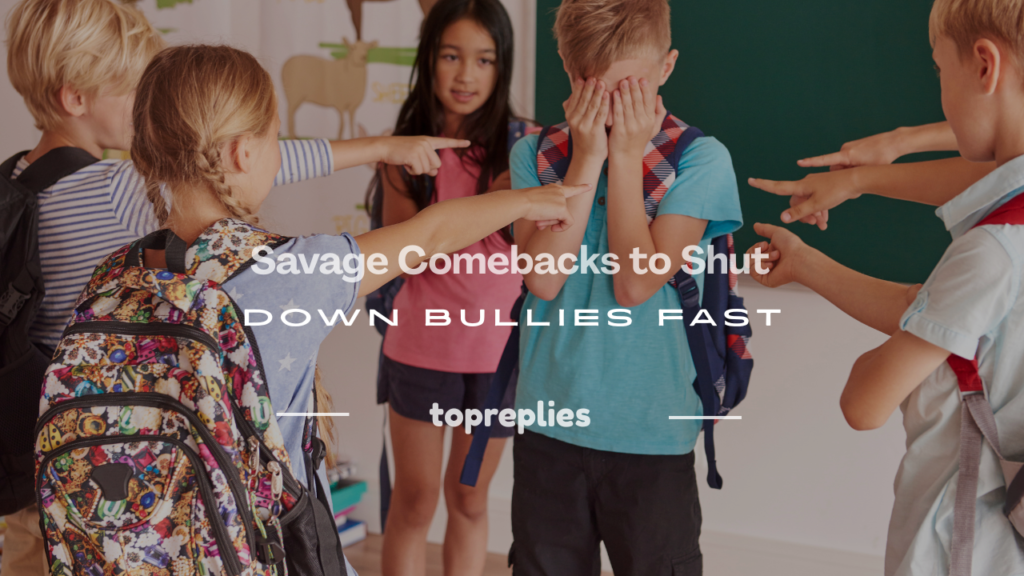 responses to bullies